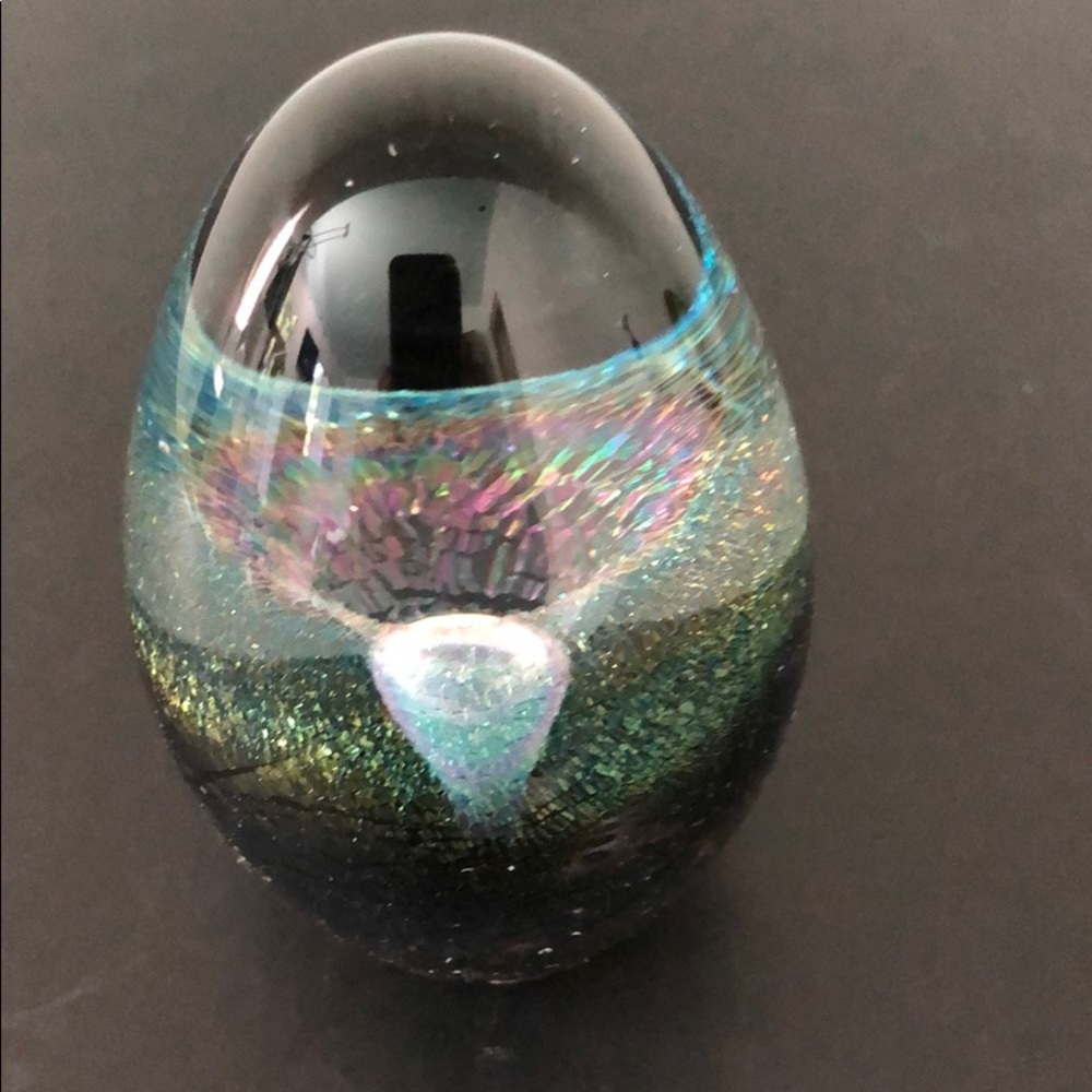 ❌SOLD❌EICKHOLT ART GLASS COLLECTOR EGG PAPERWEIGHT - Picture 5 of 16